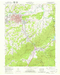 Elizabethton Tennessee Historical topographic map, 1:24000 scale, 7.5 X 7.5 Minute, Year 1959