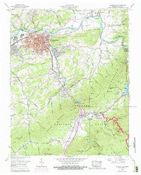Elizabethton Tennessee Historical topographic map, 1:24000 scale, 7.5 X 7.5 Minute, Year 1959