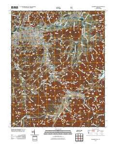 Elizabethton Tennessee Historical topographic map, 1:24000 scale, 7.5 X 7.5 Minute, Year 2011