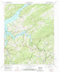 Elk Mills Tennessee Historical topographic map, 1:24000 scale, 7.5 X 7.5 Minute, Year 1959