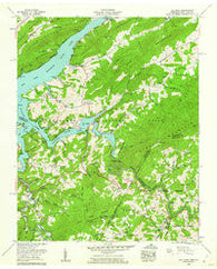 Elk Mills Tennessee Historical topographic map, 1:24000 scale, 7.5 X 7.5 Minute, Year 1959