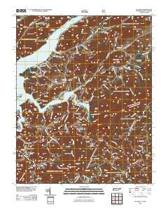 Elk Mills Tennessee Historical topographic map, 1:24000 scale, 7.5 X 7.5 Minute, Year 2011