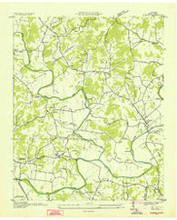 Elkton Tennessee Historical topographic map, 1:24000 scale, 7.5 X 7.5 Minute, Year 1936