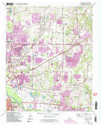 Ellendale Tennessee Historical topographic map, 1:24000 scale, 7.5 X 7.5 Minute, Year 1965