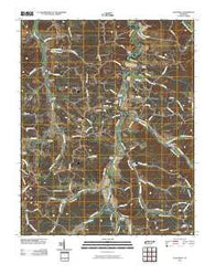 Ellis Mills Tennessee Historical topographic map, 1:24000 scale, 7.5 X 7.5 Minute, Year 2010
