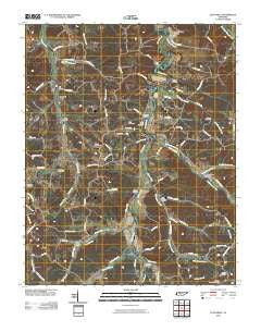 Ellis Mills Tennessee Historical topographic map, 1:24000 scale, 7.5 X 7.5 Minute, Year 2010