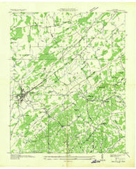 Englewood Tennessee Historical topographic map, 1:24000 scale, 7.5 X 7.5 Minute, Year 1934