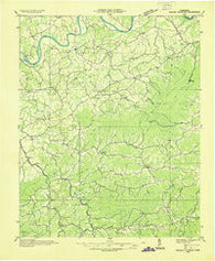 English Mountain Tennessee Historical topographic map, 1:48000 scale, 15 X 15 Minute, Year 1935