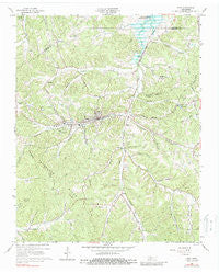 Erin Tennessee Historical topographic map, 1:24000 scale, 7.5 X 7.5 Minute, Year 1965