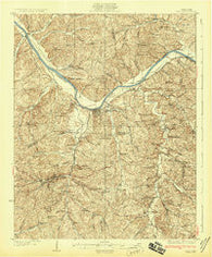 Erin Tennessee Historical topographic map, 1:62500 scale, 15 X 15 Minute, Year 1931