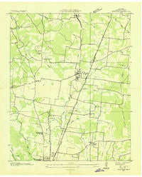 Ethridge Tennessee Historical topographic map, 1:24000 scale, 7.5 X 7.5 Minute, Year 1936