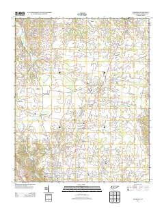 Ethridge Tennessee Historical topographic map, 1:24000 scale, 7.5 X 7.5 Minute, Year 2013