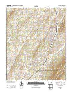 Etowah Tennessee Historical topographic map, 1:24000 scale, 7.5 X 7.5 Minute, Year 2013
