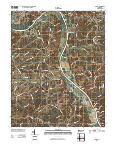 Excell Tennessee Historical topographic map, 1:24000 scale, 7.5 X 7.5 Minute, Year 2010