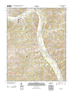 Excell Tennessee Historical topographic map, 1:24000 scale, 7.5 X 7.5 Minute, Year 2013