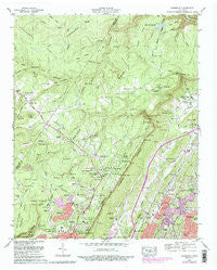 Fairmount Tennessee Historical topographic map, 1:24000 scale, 7.5 X 7.5 Minute, Year 1969