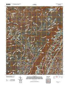 Fairmount Tennessee Historical topographic map, 1:24000 scale, 7.5 X 7.5 Minute, Year 2010