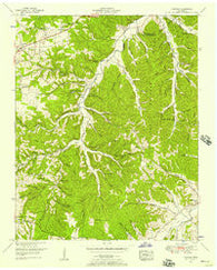 Fairview Tennessee Historical topographic map, 1:24000 scale, 7.5 X 7.5 Minute, Year 1951