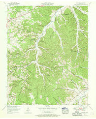 Fairview Tennessee Historical topographic map, 1:24000 scale, 7.5 X 7.5 Minute, Year 1951