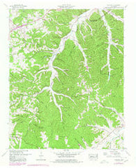 Fairview Tennessee Historical topographic map, 1:24000 scale, 7.5 X 7.5 Minute, Year 1951