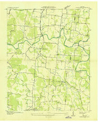 Farmington Tennessee Historical topographic map, 1:24000 scale, 7.5 X 7.5 Minute, Year 1936