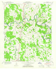 Farmington Tennessee Historical topographic map, 1:24000 scale, 7.5 X 7.5 Minute, Year 1947