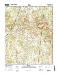 Farmington Tennessee Current topographic map, 1:24000 scale, 7.5 X 7.5 Minute, Year 2016