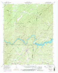 Farner Tennessee Historical topographic map, 1:24000 scale, 7.5 X 7.5 Minute, Year 1957