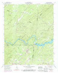 Farner Tennessee Historical topographic map, 1:24000 scale, 7.5 X 7.5 Minute, Year 1957