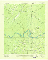 Farner Tennessee Historical topographic map, 1:24000 scale, 7.5 X 7.5 Minute, Year 1936