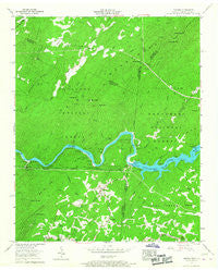 Farner Tennessee Historical topographic map, 1:24000 scale, 7.5 X 7.5 Minute, Year 1957