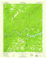 Farner Tennessee Historical topographic map, 1:24000 scale, 7.5 X 7.5 Minute, Year 1957