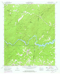 Farner Tennessee Historical topographic map, 1:24000 scale, 7.5 X 7.5 Minute, Year 1957