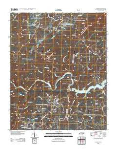 Farner Tennessee Historical topographic map, 1:24000 scale, 7.5 X 7.5 Minute, Year 2011