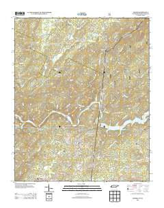 Farner Tennessee Historical topographic map, 1:24000 scale, 7.5 X 7.5 Minute, Year 2013