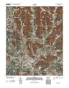 Fayetteville Tennessee Historical topographic map, 1:24000 scale, 7.5 X 7.5 Minute, Year 2010