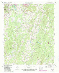 Felker Tennessee Historical topographic map, 1:24000 scale, 7.5 X 7.5 Minute, Year 1967