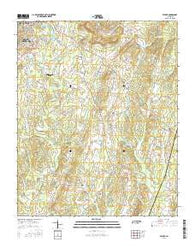 Felker Tennessee Current topographic map, 1:24000 scale, 7.5 X 7.5 Minute, Year 2016