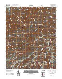Flag Pond Tennessee Historical topographic map, 1:24000 scale, 7.5 X 7.5 Minute, Year 2011