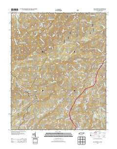 Flag Pond Tennessee Historical topographic map, 1:24000 scale, 7.5 X 7.5 Minute, Year 2013