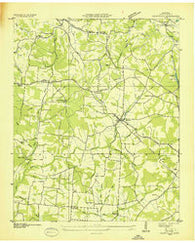 Flintville Tennessee Historical topographic map, 1:24000 scale, 7.5 X 7.5 Minute, Year 1936