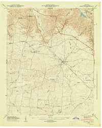 Flintville Tennessee Historical topographic map, 1:24000 scale, 7.5 X 7.5 Minute, Year 1947