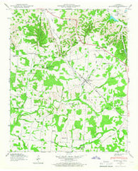 Flintville Tennessee Historical topographic map, 1:24000 scale, 7.5 X 7.5 Minute, Year 1947