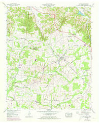Flintville Tennessee Historical topographic map, 1:24000 scale, 7.5 X 7.5 Minute, Year 1947