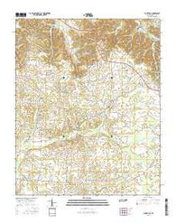 Flintville Tennessee Current topographic map, 1:24000 scale, 7.5 X 7.5 Minute, Year 2016