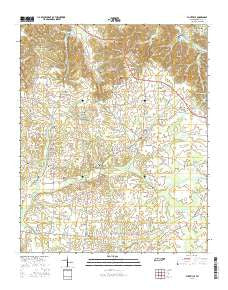 Flintville Tennessee Current topographic map, 1:24000 scale, 7.5 X 7.5 Minute, Year 2016