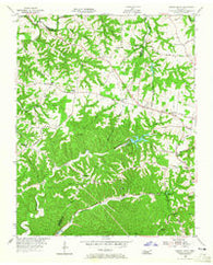 Forest Grove Tennessee Historical topographic map, 1:24000 scale, 7.5 X 7.5 Minute, Year 1955