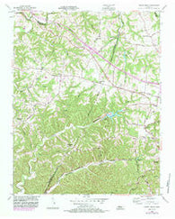 Forest Grove Tennessee Historical topographic map, 1:24000 scale, 7.5 X 7.5 Minute, Year 1955
