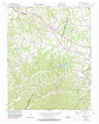 Forest Grove Tennessee Historical topographic map, 1:24000 scale, 7.5 X 7.5 Minute, Year 1955