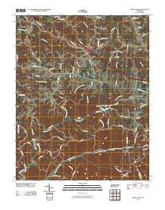 Forest Grove Tennessee Historical topographic map, 1:24000 scale, 7.5 X 7.5 Minute, Year 2010